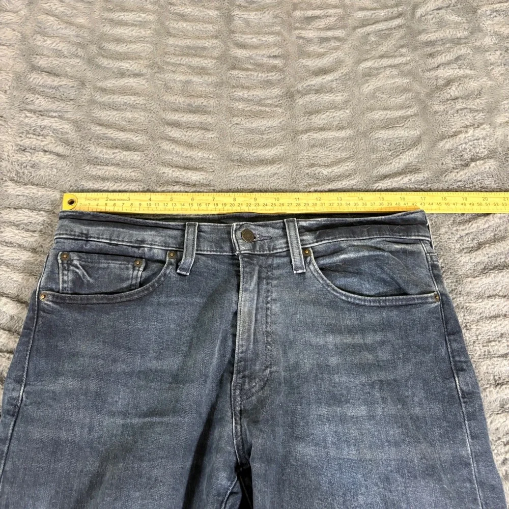 Levis Premium 512 Slim Taper Jeans Mens 32x28 Dark Wash Blue Denim AR427